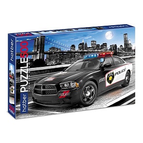 Пазл Premium 500 элементов размер 46 х 34 см - Городская полиция (Hatber, 500ПЗ2-11959)